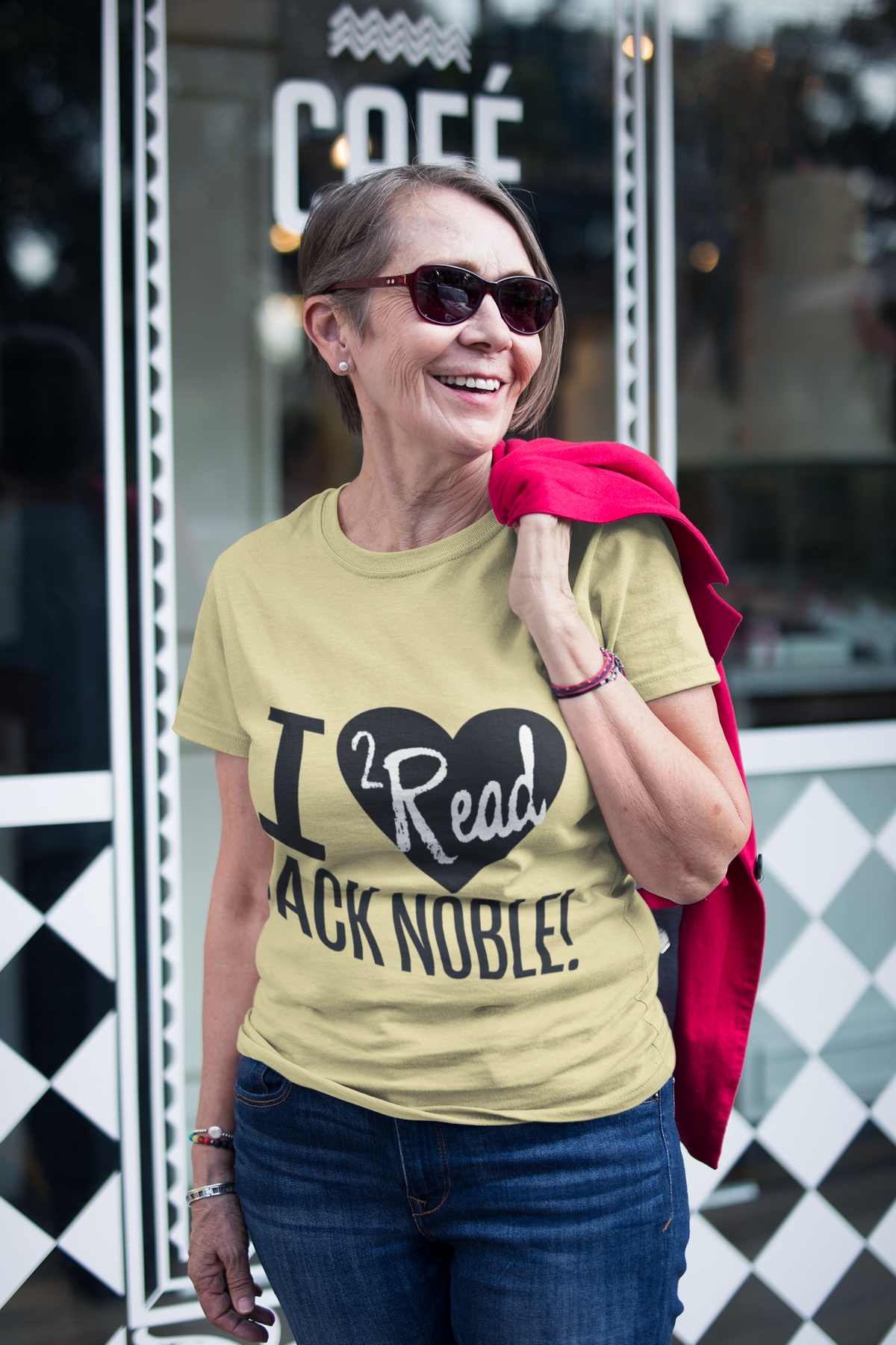 I Love to Read Jack Noble Tee